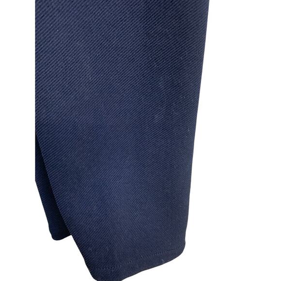 St. John Sport By Marie Gray Straight Leg High Rise Navy Pants SZ 6 - Picture 8 of 10